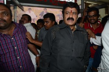 Balakrishna at Bramaramba Theatre To Watch Lion